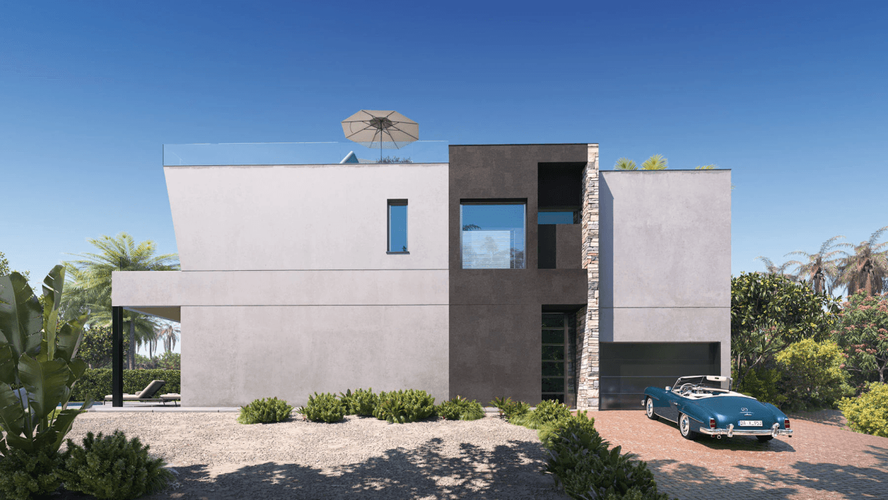 Exclusiva villa de obra nueva con piscina y eficiencia A en Calpe (Gran Sol)