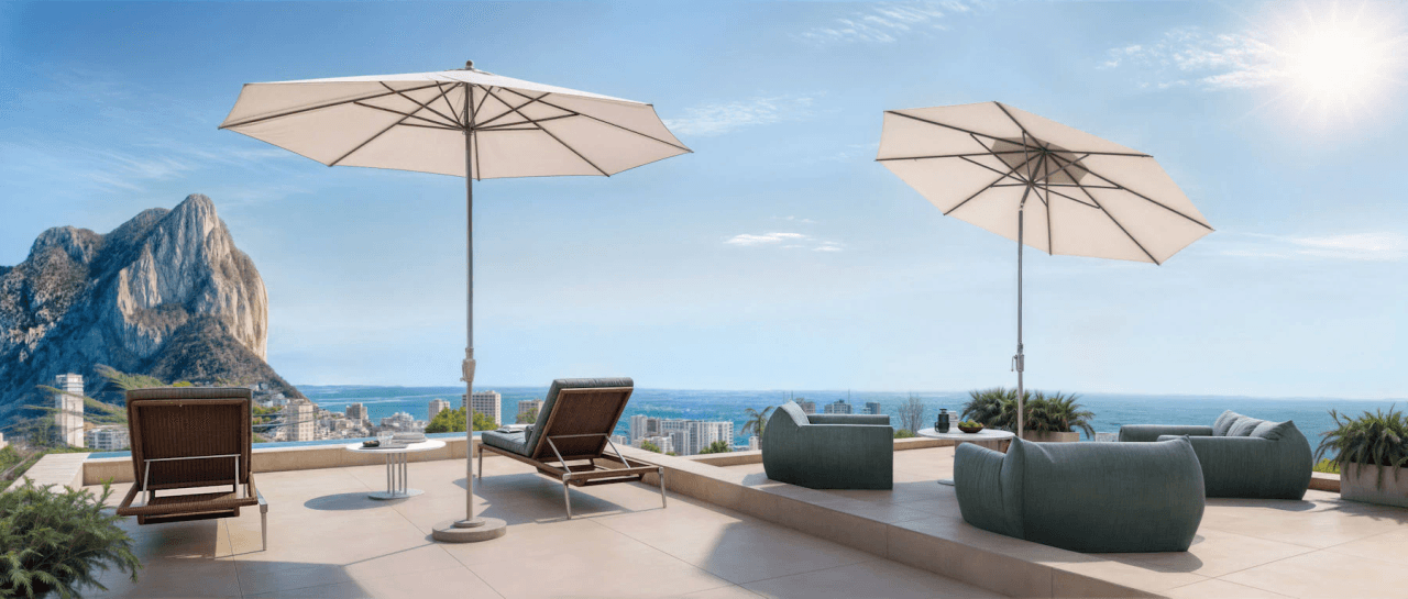 Exclusiva villa de obra nueva con piscina y eficiencia A en Calpe (Gran Sol)