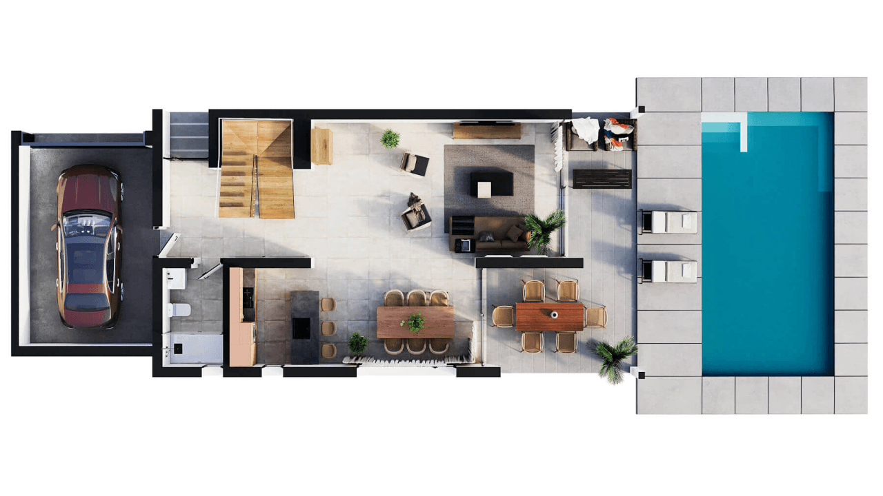 Exclusiva villa de obra nueva con piscina y eficiencia A en Calpe (Gran Sol)